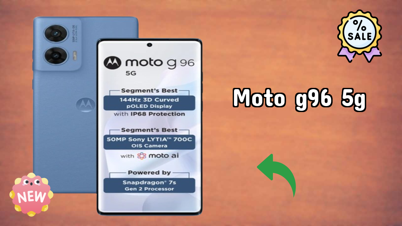 Moto G96 5G at ₹16,499 - Complete Specifications