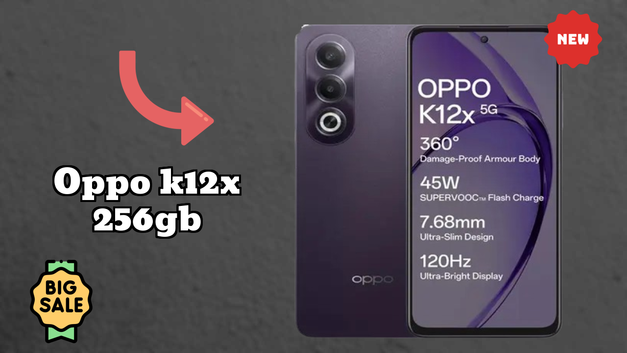 OPPO K12x 256GB Display Quality: LCD Explained