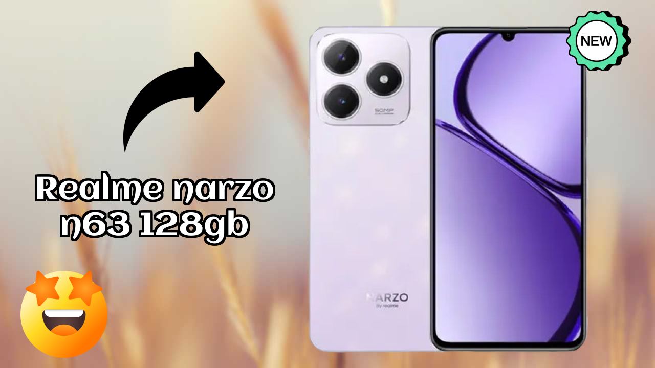 Realme Narzo N63 128GB Display Size: 6.74 Inches (17.12 Cm) Screen Quality